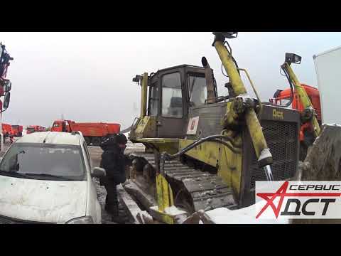 Видео: Ввод в эксплуатацию бульдозера ТМ10 ДСТ УРАЛ. Неисправность  механизма натяжения бульдозера ТМ10 ДСТ