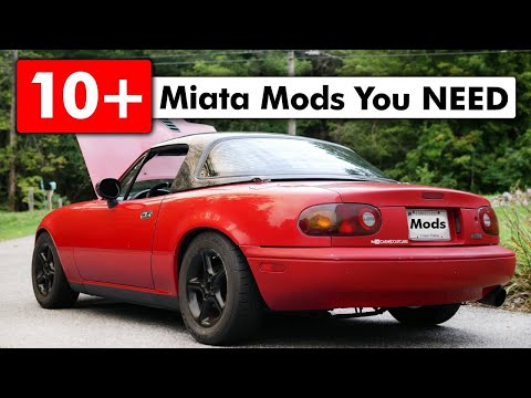 Видео: 10+ модификаций, которые вам НУЖНЫ для Mazda MX5 Miata