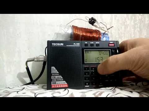 Видео: LW Tecsun  PL 330  разное  подключение антенн.