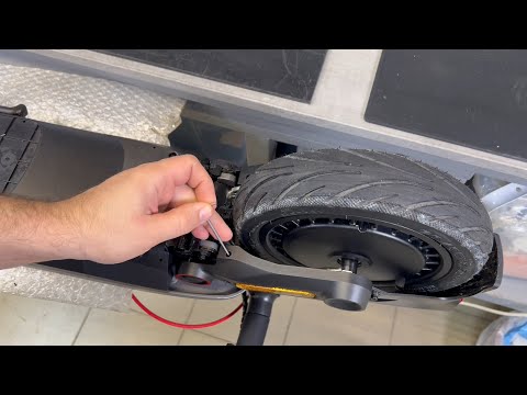 Видео: Ninebot F3 (F3 pro) замена задней покрышки.