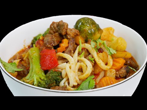 Видео: Самый вкусный Лагман в мире, цыганка готовит.