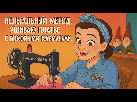 Видео: Как ушить платье по бокам, если там врезные боковые карманы? Простой способ.