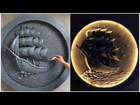 Видео: Вот как я выделил парусник на стене