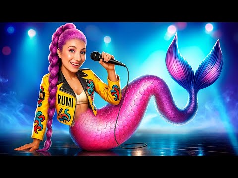 Видео: K-Pop Охотницы на Демонов: Руми стала Русалкой в реальной жизни!