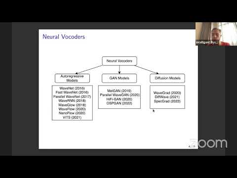 Видео: Обработка аудио. Лекция 7. Neural Vocoders: WaveNet, PWGAN, DiffWave