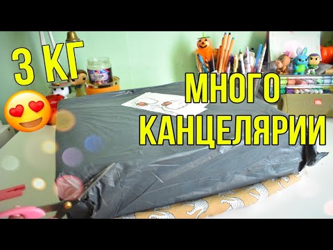 Видео: РАСПАКОВКА - ПОСЫЛКА С КАНЦЕЛЯРИЕЙ ALIEXPRESS