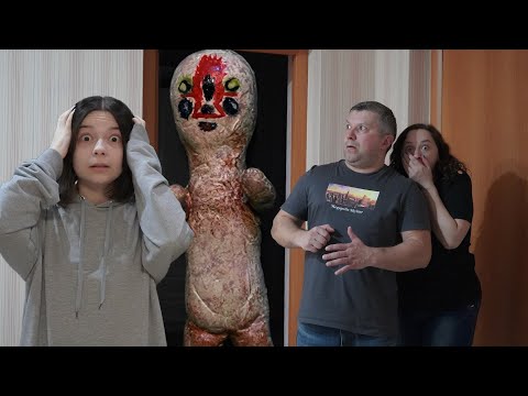 Видео: Родители увидели SCP-173 Скульптуру! Что с ними произошло?!