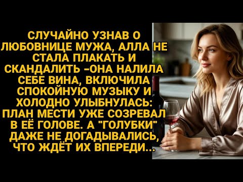 Видео: Случайно узнав об изменах мужа, не плакала, а налила себе вина и улыбнулась. План мести уже созревал