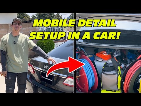 Видео: Моя мобильная установка для детейлинга прямо из машины!