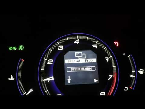 Видео: Настройка информационного дисплея приборной панели HONDA CIVIC 5D