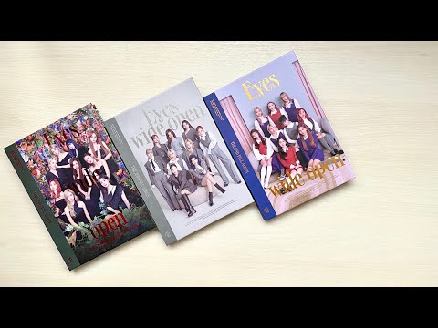 Видео: TWICE 'EYES WIDE OPEN' (FULL SET) | Unboxing | Обзор | Распаковка | Анбоксинг