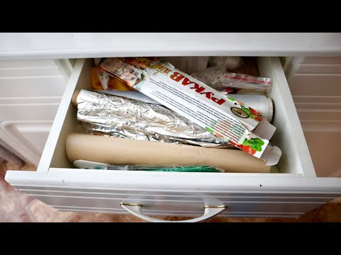Видео: Мне надоело, что на кухне негде хранить фольгу и прочие рулоны. Покажу, что я придумала