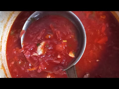 Видео: БОРЩ! ОЧЕНЬ ВКУСНЫЙ, С НАСЫЩЕННЫМ СВЕКОЛЬНЫМ ЦВЕТОМ!