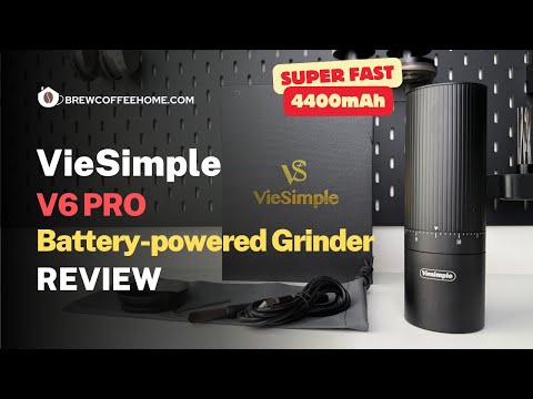 Видео: Обзор кофемолки VieSimple V6 Pro: самая быстрая аккумуляторная кофемолка, которую я тестировал