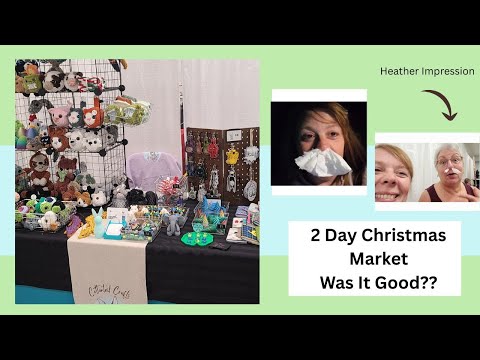 Видео: Первая рождественская ярмарка года/Результаты/Что продано/Превзошел ли я прошлый год?