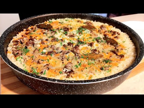 Видео: Куриные сердечки с рисом