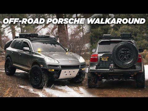 Видео: Внедорожный Porsche Cayenne на 35-дюймовых дисках | Обзор сборки V2