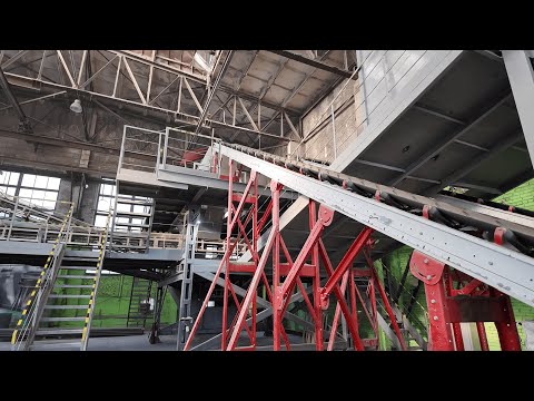 Видео: Год спустя, работа линии по переработке стекла в режиме  365 на 24