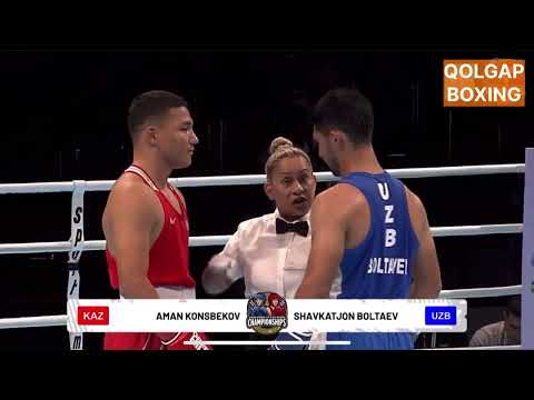 Видео: АЗИЯ. 1/4 финал! 75 кг. Аман Қонысбек - Шавкатжон Болтаев (UZB)