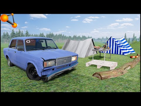 Видео: ДОЕХАТЬ до ПИКНИКА! БЕЗДОРОЖЬЕ на ПУЗОТЕРКАХ! - BeamNg Drive
