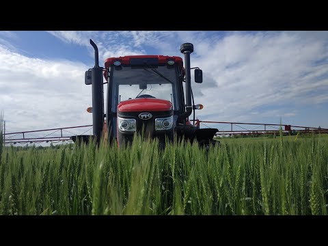 Видео: YTO ЮТО 1054. Оранка, культивація, дисковка.