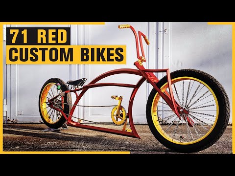 Видео: Лучшие и самые популярные кастомные красные байки