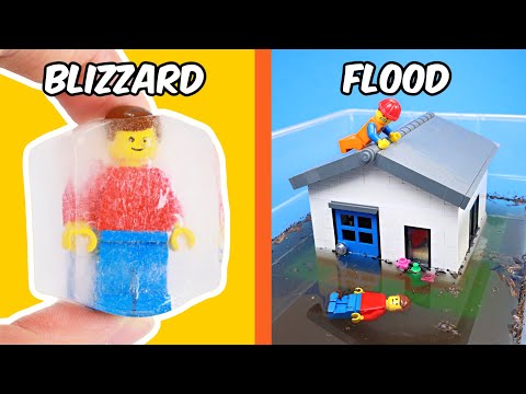Видео: Я смоделировал СТИХИЙНЫЕ БЕДСТВИЯ в LEGO...