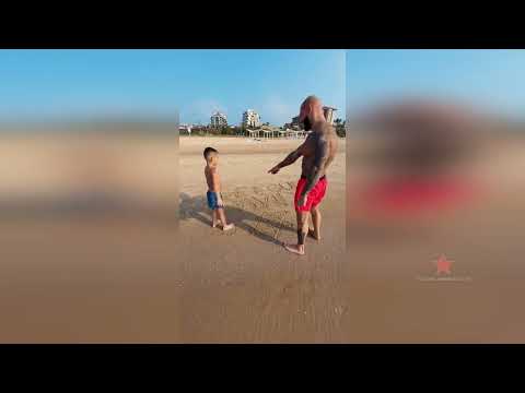 Видео: Джиган проводит время с сыном Давидом!