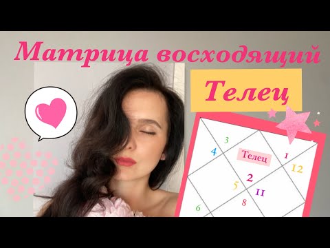 Видео: Матрица восходящего знака Телец.