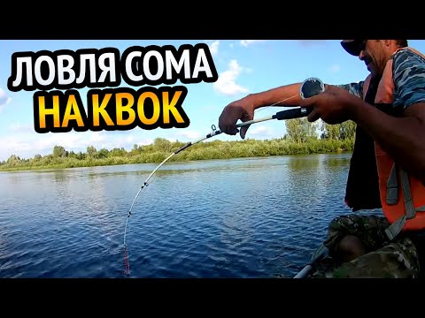 Видео: ВЫХОД СОМА ПОДЪЁМ ЗА ПОДЪЁМОМ!!! РЫБАЛКА НА СОМА С КВОКОМ!