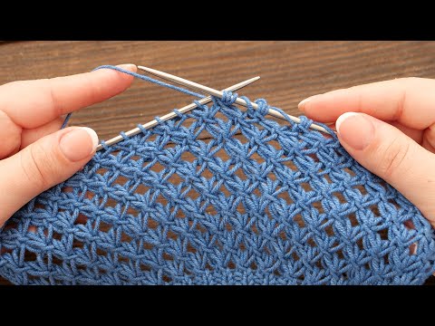 Видео: Ажурный узор «Мотыльки» спицами 🦋 knitting pattern