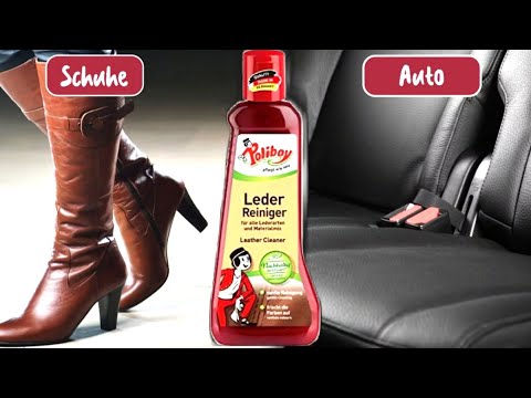 Видео: Средство для чистки кожи Poliboy Leder. Полироль для кожи Poliboy. Чем почистить кожаные вещи 2022