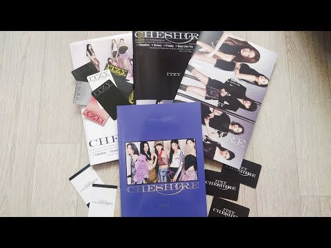 Видео: распаковка альбома ITZY - Cheshire #1 || unboxing album itzy cheshire