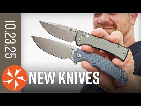 Видео: Скидки на производительность — новые ножи 23 октября 2025 г. в KnifeCenter
