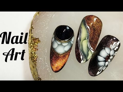 Видео: Nail Art осень 2023. Видеоурок./Nail Art autumn 2023. Tutorial.