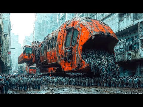 Видео: В этом мире людей убирают бульдозерами с улиц и перерабатывают в еду для бедняков