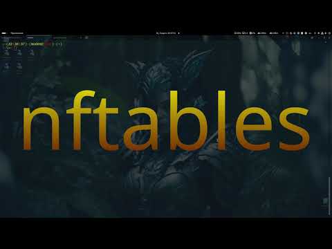 Видео: nftables часть 1 - Надо было с чего-то начать).