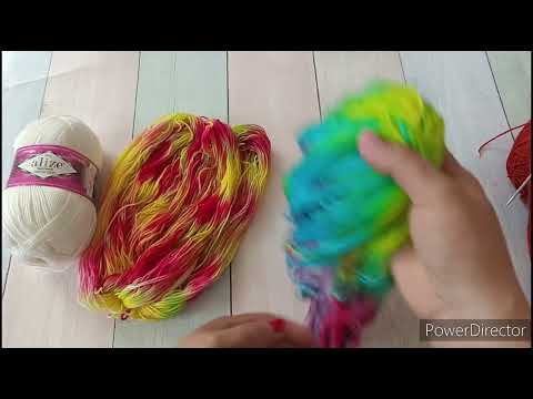 Видео: 🧶 Текучка 2024. Вязовлог 9. Готовая работа. Крашу пряжу.