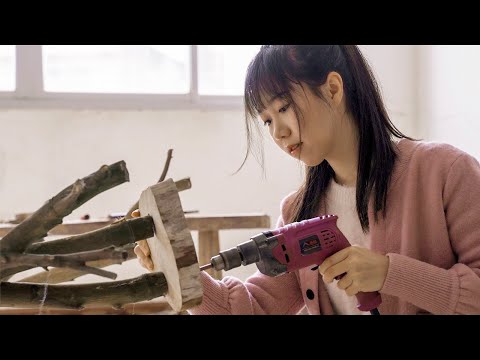 Видео: Сделай кошачью лазательную раму для бродячей кошки, которую я усыновил