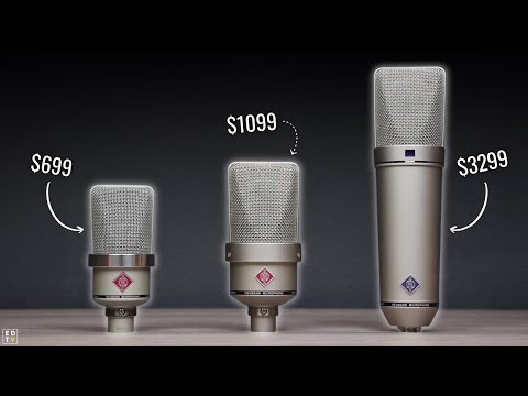 Видео: Какой микрофон Neumann выбрать? — Neumann TLM 102, TLM 103 и U87 Ai