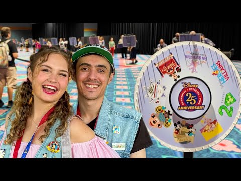 Видео: ОФИЦИАЛЬНОЕ мероприятие Disney Worlds «25 лет значков Disney» | Торговля на эксклюзивных пинбордах