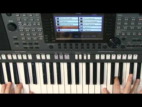 Видео: Yamaha PSR-S — Основы использования автоаккомпанемента в универсальном режиме Multi Finger