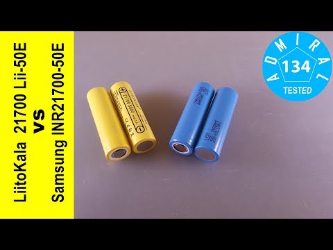 Видео: Аккумулятор LiitoKala 21700 Lii 50E против Samsung INR21700 50E. Какой выбрать?