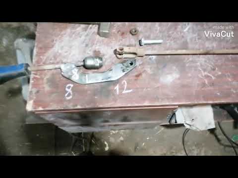 Видео: самодельный Мини погрузчик, боковая кулиса №1, на кпп