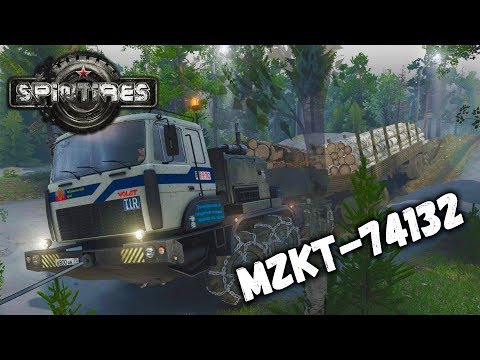 Видео: Spintires обзор мода [ MZKT-74132 ] ЖДЁМ