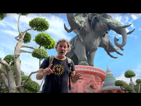 Видео: Что внутри знаменитого гигантского слона Бангкока?