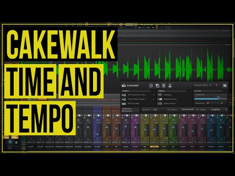 Видео: Cakewalk от Bandlab: Время и темп