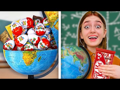 Видео: 25 способов пронести СЛАДОСТИ в школу и в кинотеатр!