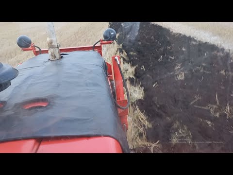 Видео: ДТ 75 Осенняя вспашка часть3