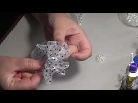 Видео: школьные бантики из органзы